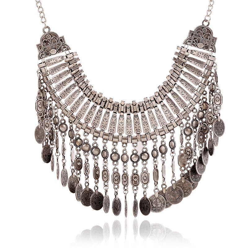 diamond crystal necklace - Coprate