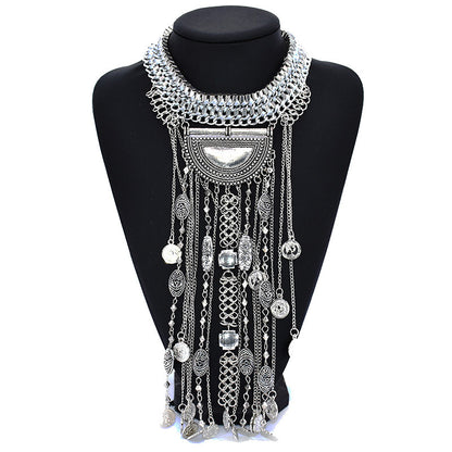 diamond crystal necklace - Coprate