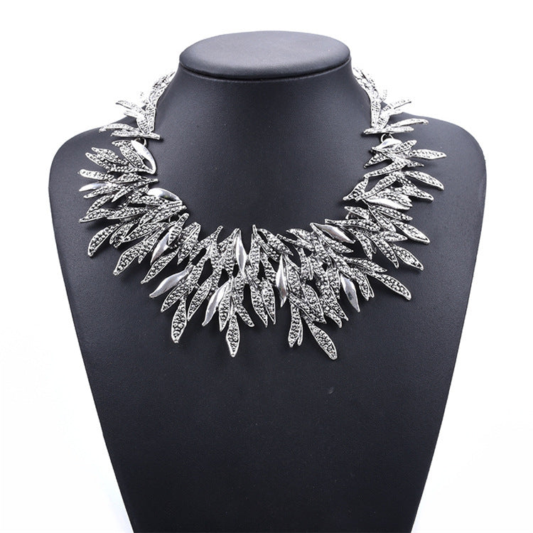 diamond crystal necklace - Coprate