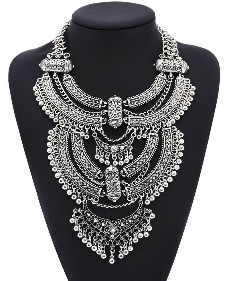 diamond crystal necklace - Coprate