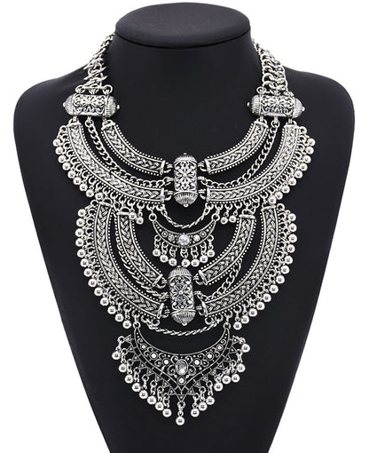 diamond crystal necklace - Coprate