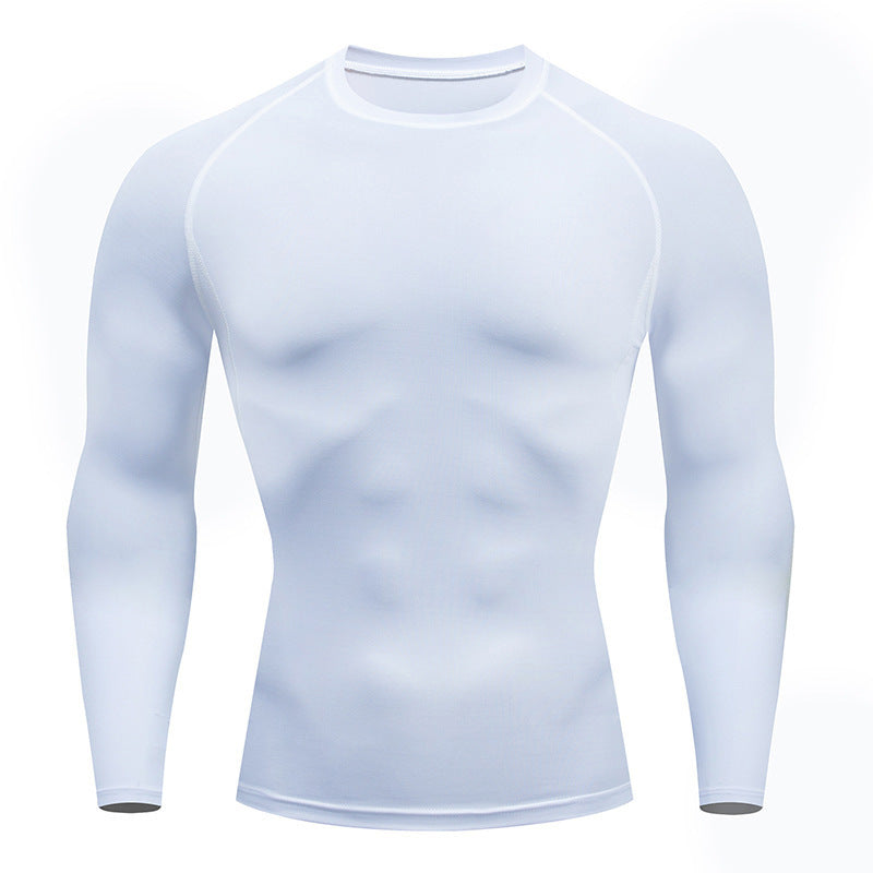 Long-Sleeved Fitness  Clothes For Men