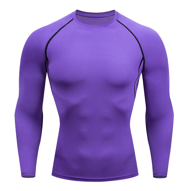 Long-Sleeved Fitness  Clothes For Men