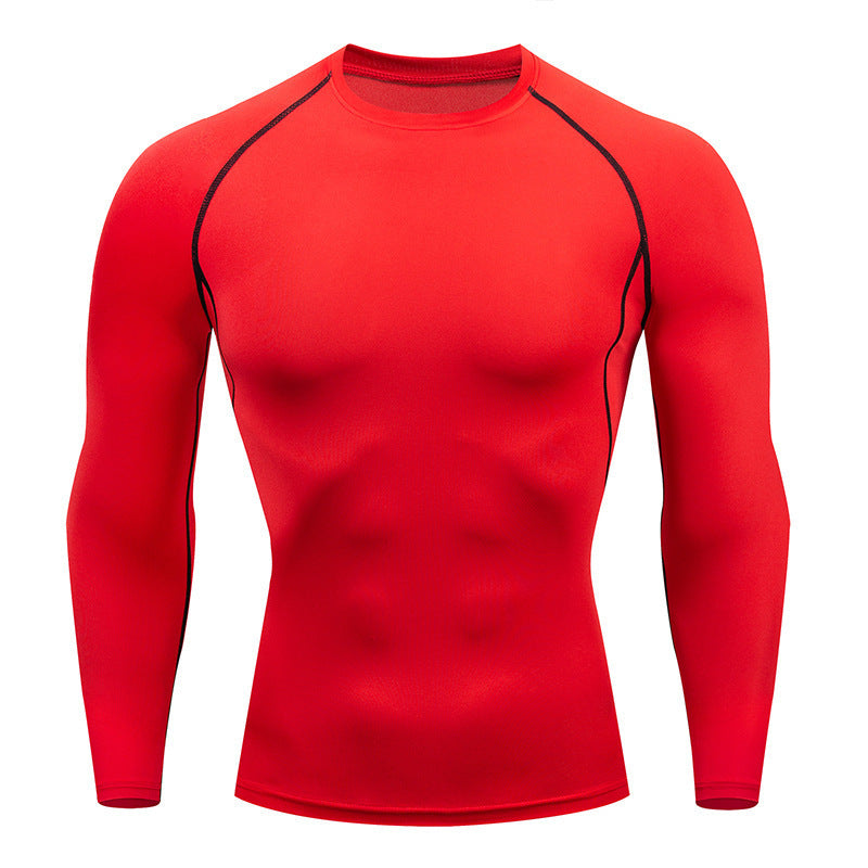 Long-Sleeved Fitness  Clothes For Men