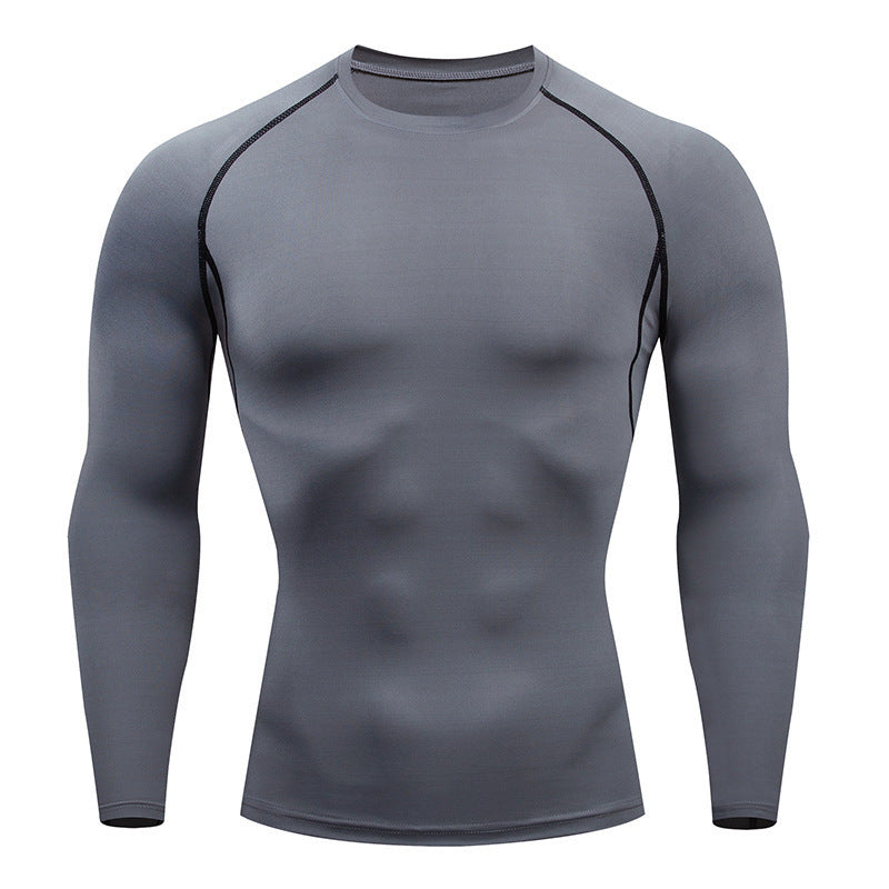 Long-Sleeved Fitness  Clothes For Men