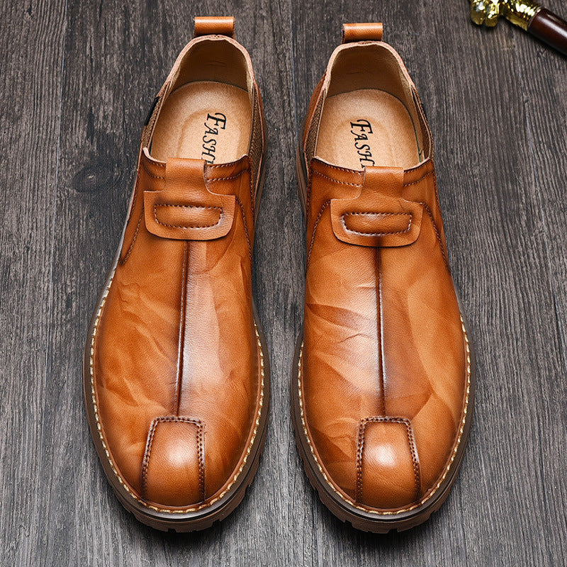 Casual leathers  shoes men loafers