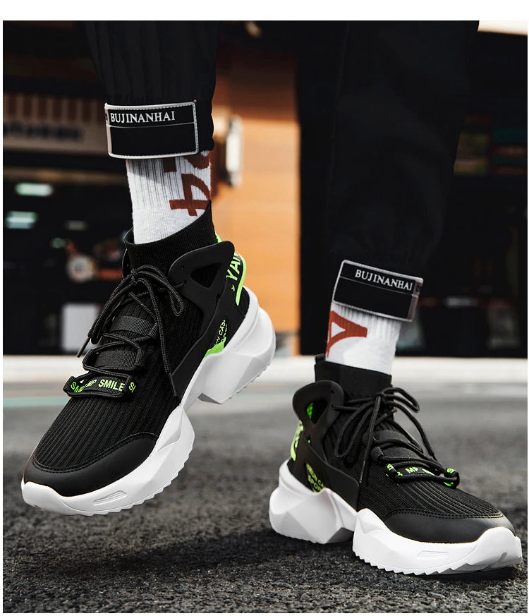 shoes men tenis sneakers men trainers Breathable shoes couple high-top loafers shoes breathable tides sport shoes running shoes