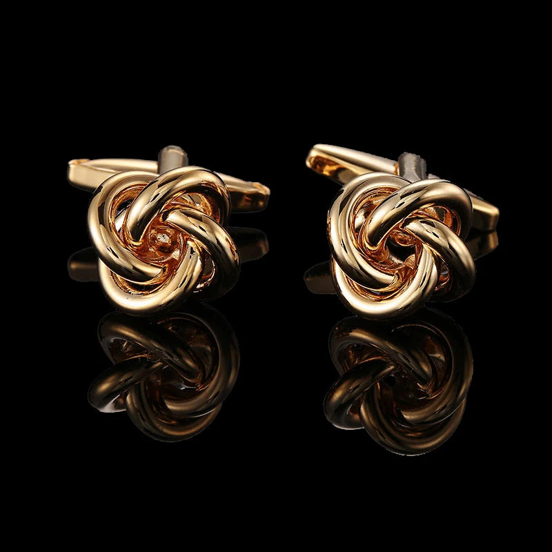 Summer new high quality brass plated 18K Gold luxury gold Cufflinks classic style fashion men's French shirt cufflink man gift