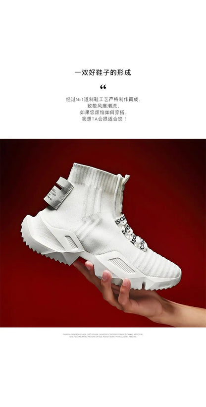 Plus Size High Top Massive Sports Sock Boot