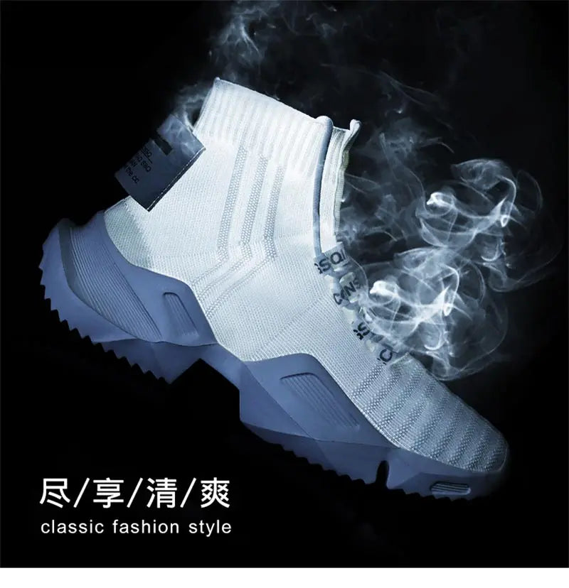 Plus Size High Top Massive Sports Sock Boot