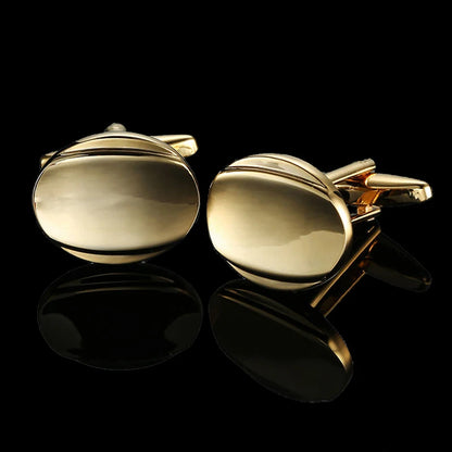 Summer new high quality brass plated 18K Gold luxury gold Cufflinks classic style fashion men's French shirt cufflink man gift