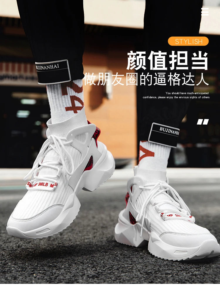 shoes men tenis sneakers men trainers Breathable shoes couple high-top loafers shoes breathable tides sport shoes running shoes