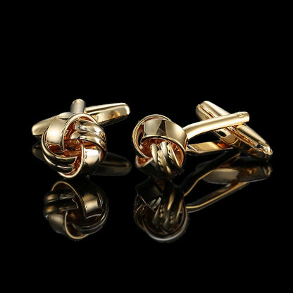 Summer new high quality brass plated 18K Gold luxury gold Cufflinks classic style fashion men's French shirt cufflink man gift