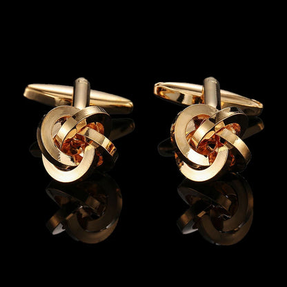 Summer new high quality brass plated 18K Gold luxury gold Cufflinks classic style fashion men's French shirt cufflink man gift