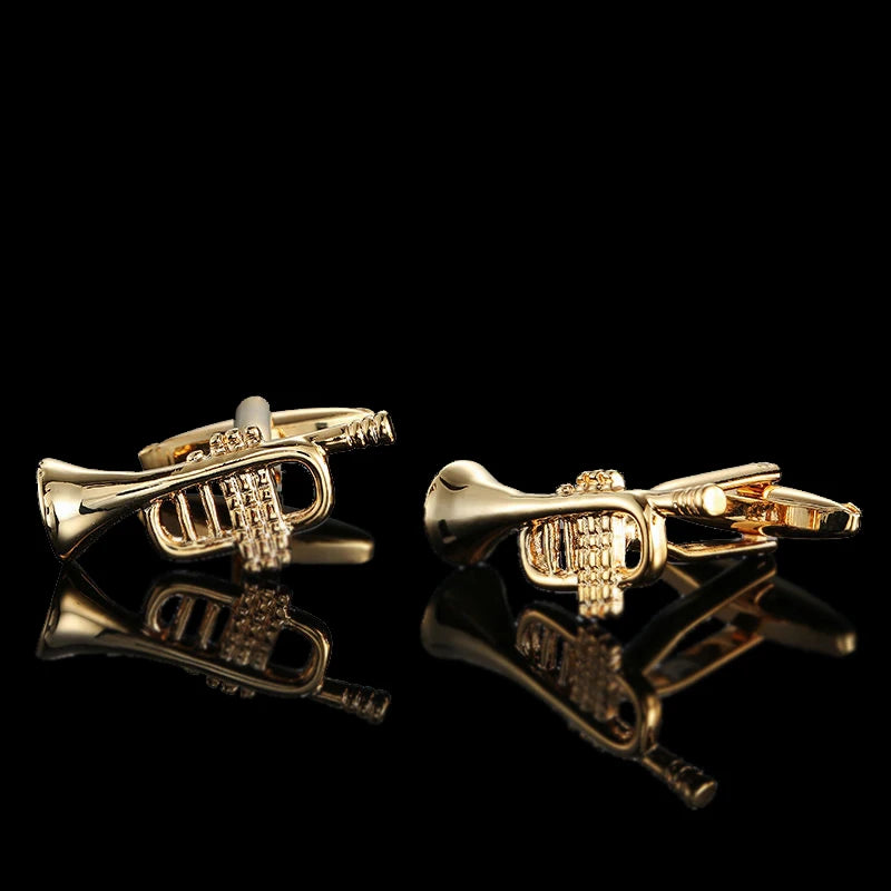 Summer new high quality brass plated 18K Gold luxury gold Cufflinks classic style fashion men's French shirt cufflink man gift