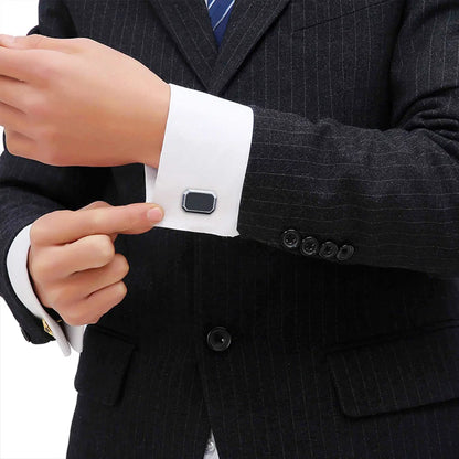 French Square Cufflinks Fashion Men