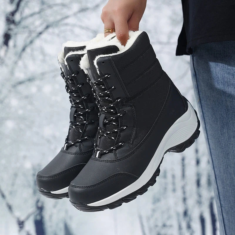 Chunky Platform Waterproof Non-slip Warm Shoes