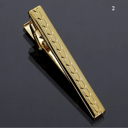 Classic Design Metal Necktie Tie Clasp Clip