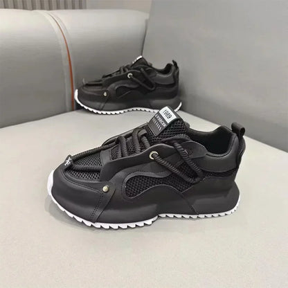 Men Sneaker Breathable Casual Shoe Thick Sole