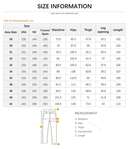 Summer Thin Men's Elastic Cotton Jeans Fashion Gray Comfortable Business Straight Casual Pants Brand Male Clothes Trousers