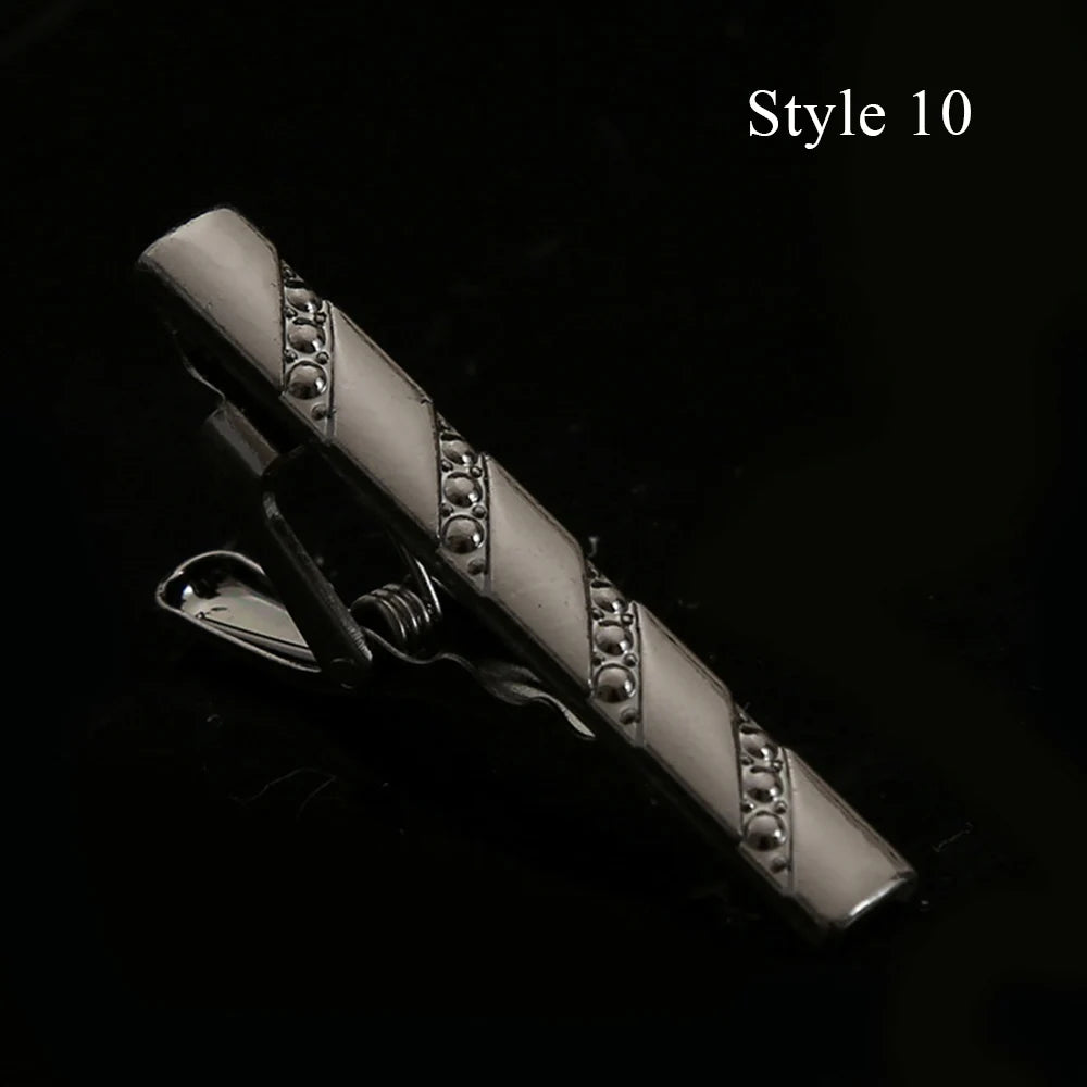 Classic Design Metal Necktie Tie Clasp Clip