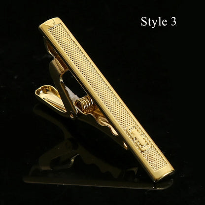 Classic Design Metal Necktie Tie Clasp Clip