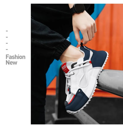 Men Sneaker Breathable Casual Shoe Thick Sole