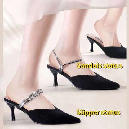 Women Shoelaces Free Triangle Bundle High Heels Adjustable Shoe Belt Ankle Holding Loose Anti-skid Bundle Laces Tie Straps Band