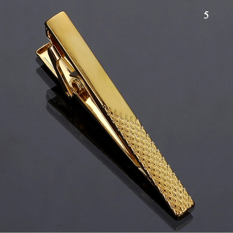 Classic Design Metal Necktie Tie Clasp Clip