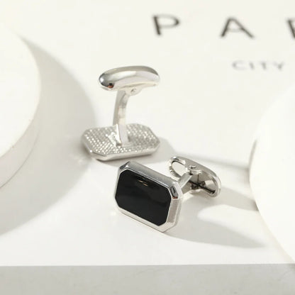 French Square Cufflinks Fashion Men