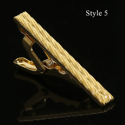 Classic Design Metal Necktie Tie Clasp Clip