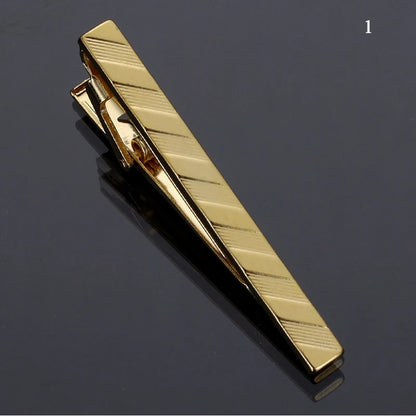 Classic Design Metal Necktie Tie Clasp Clip