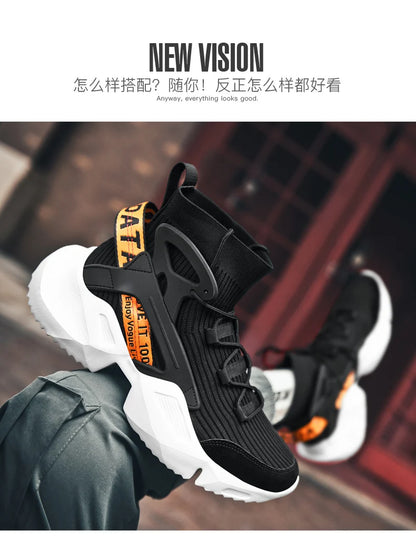 shoes men tenis sneakers men trainers Breathable shoes couple high-top loafers shoes breathable tides sport shoes running shoes