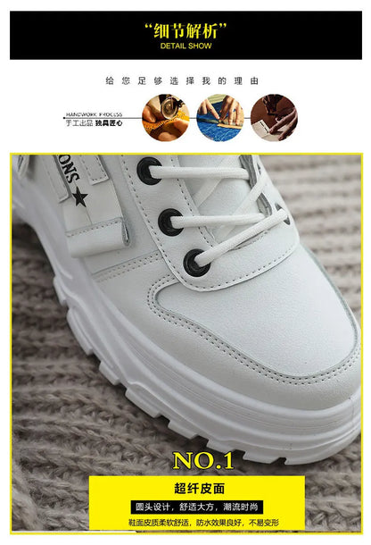 Winter Snow Boots for Women Casual High-top Shoes Warm Womens Sneakers Platform Ankle Boots Plus Size 45 Zapatillas De Mujer New