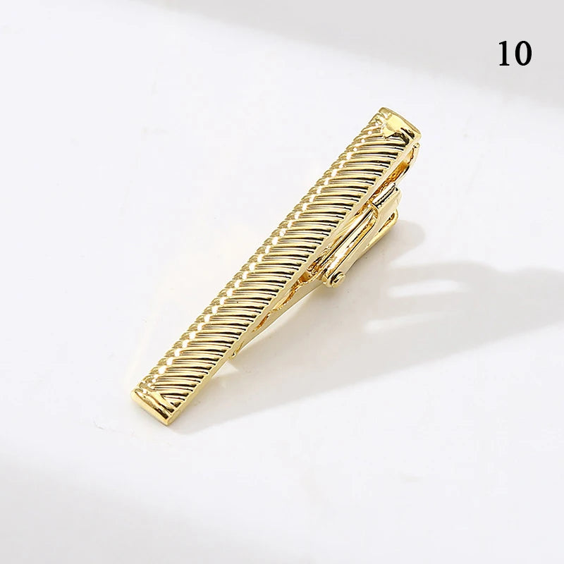 Classic Design Metal Necktie Tie Clasp Clip