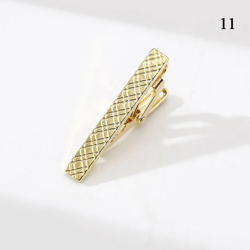 Classic Design Metal Necktie Tie Clasp Clip