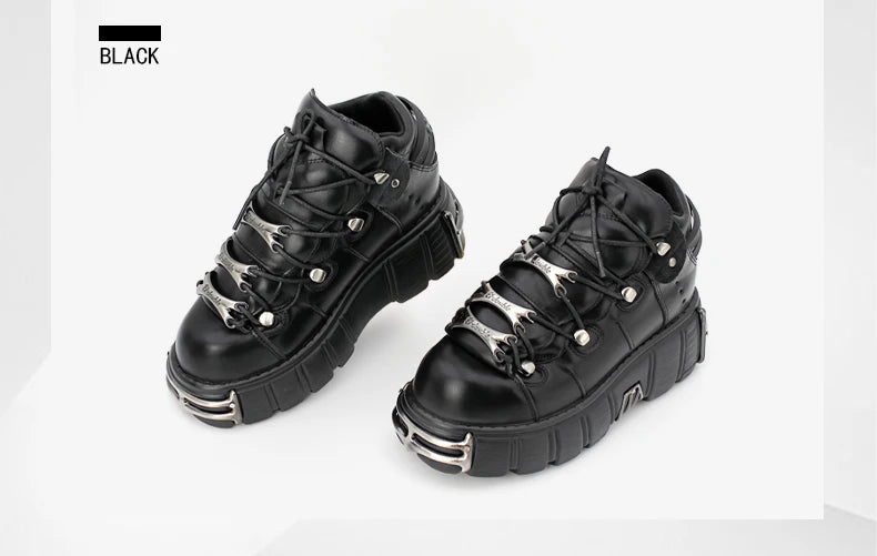 Lace-up heel height 6CM Platform Shoes