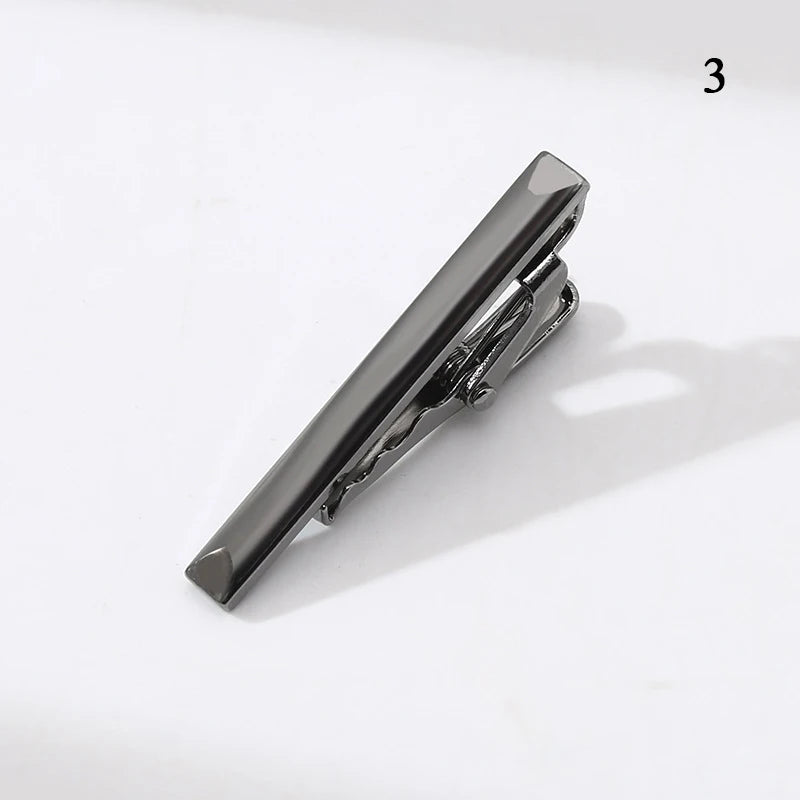 Classic Design Metal Necktie Tie Clasp Clip