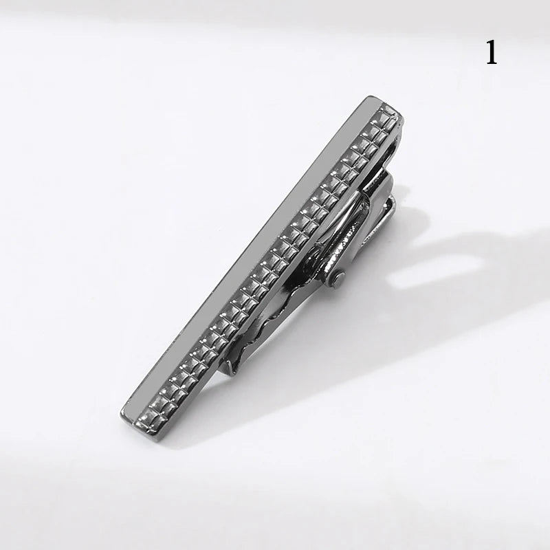 Classic Design Metal Necktie Tie Clasp Clip