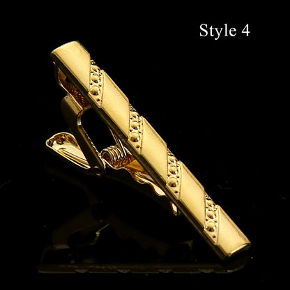 Classic Design Metal Necktie Tie Clasp Clip