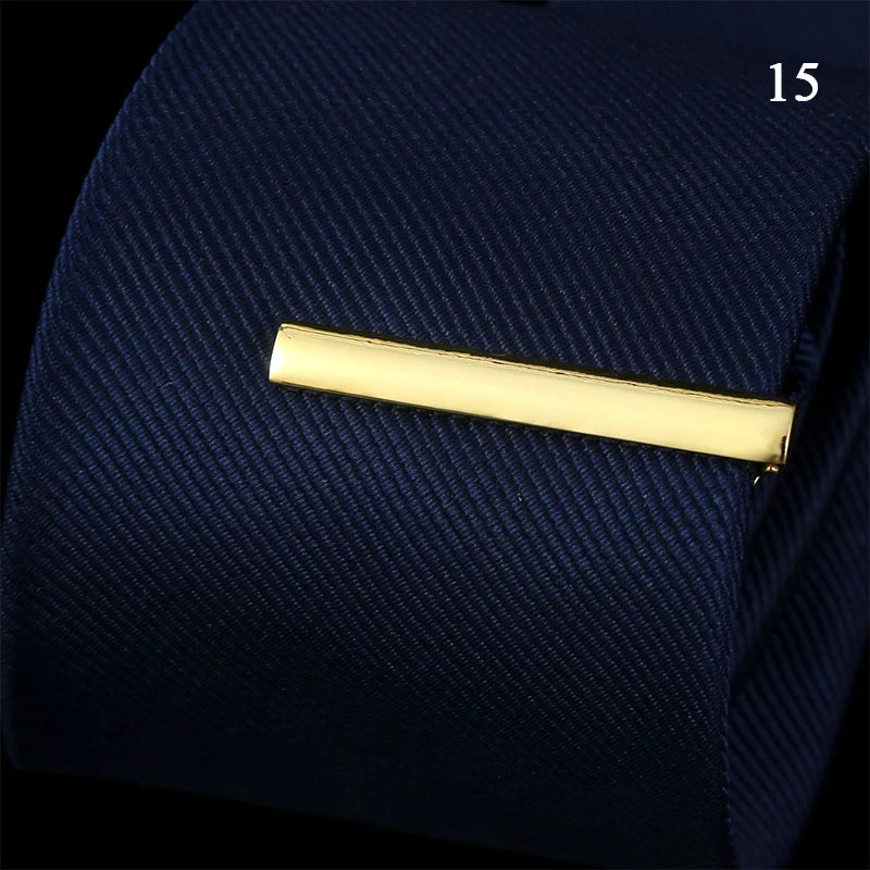 Classic Design Metal Necktie Tie Clasp Clip