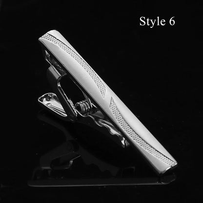 Classic Design Metal Necktie Tie Clasp Clip