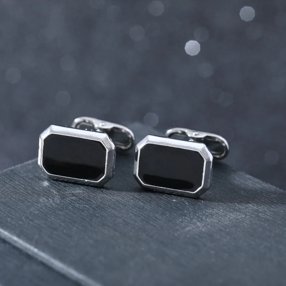 French Square Cufflinks Fashion Men