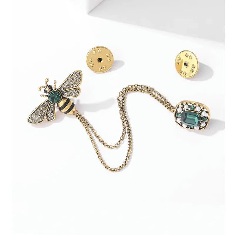 High End Exquisite Women's Set Brooch Sweater Pins and Accessories Luxury and Elegant Brooches Brooches for Women Bee Brooches