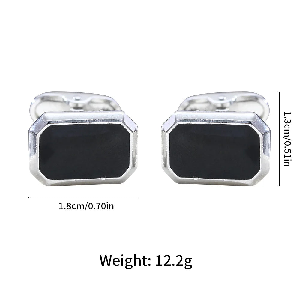 French Square Cufflinks Fashion Men