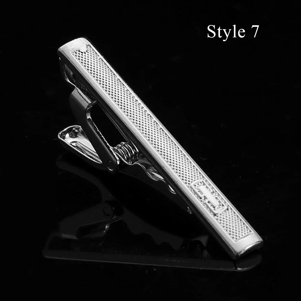 Classic Design Metal Necktie Tie Clasp Clip