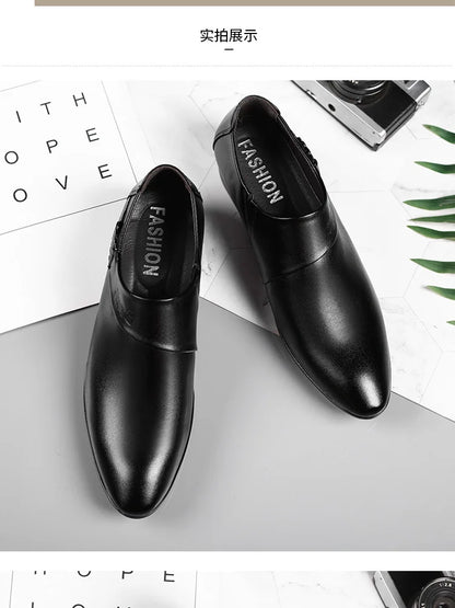 Oxfords Leather Shoes for Men Luxury Business Men Dress Shoes Party Wedding Office Work Shoe 2025 New Men Loafers Big size 38-50